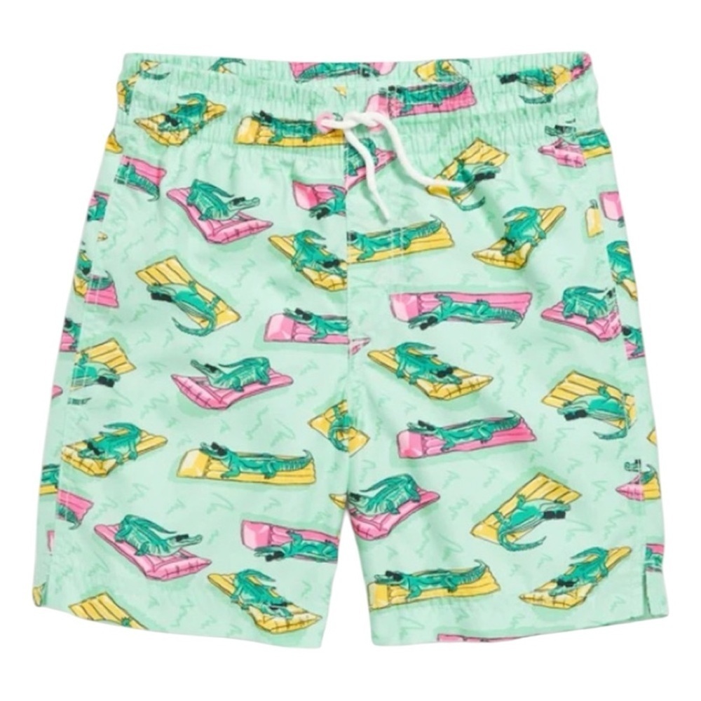 ❤️ 🆕 OLD NAVY Boys Tropical Swim Trunks Size M